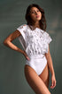 Shan Charlie-Rose Elegant One-Piece With Cut-Outs